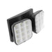 Halco EMG-RH-2-IND-SQ-BK Remote Head Indoor Double Square Black 2W LED 3.6-15VDC Input (98062)