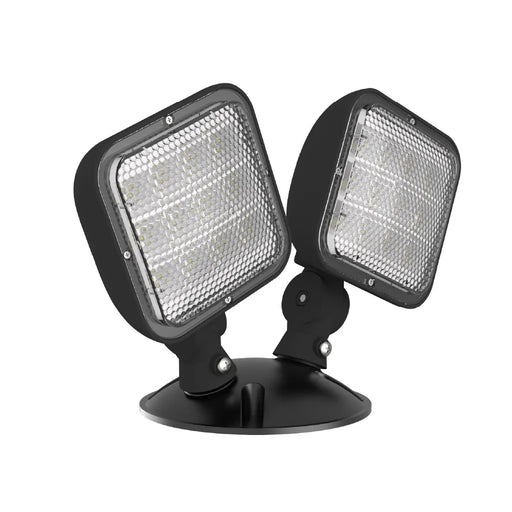 Halco EMG-RH-2-OUT-SQ-BK Remote Head Outdoor Double Square Black 2W LED 3.6-15VDC Input (98066)