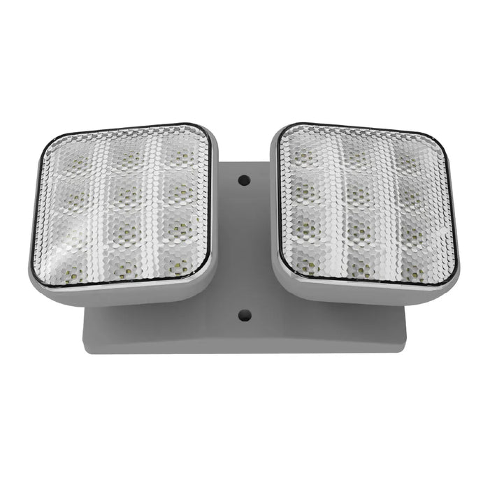 Halco EMG-RH-2-IND-SQ-GY Remote Head Indoor Double Square Gray 2.4W LED 3.6-15VDC Input (98070)