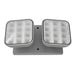 Halco EMG-RH-2-IND-SQ-GY Remote Head Indoor Double Square Gray 2.4W LED 3.6-15VDC Input (98070)