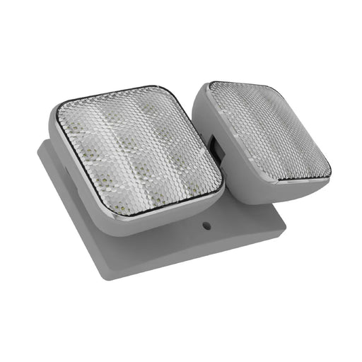 Halco EMG-RH-2-IND-SQ-GY Remote Head Indoor Double Square Gray 2.4W LED 3.6-15VDC Input (98070)