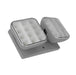 Halco EMG-RH-2-IND-SQ-GY Remote Head Indoor Double Square Gray 2.4W LED 3.6-15VDC Input (98070)