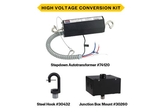 Halco HRHB-34-HOOK NPS 3/4 Inch Male Steel Hook For Use With Junction Box 30260 [For Essential and Hoverbay Round High Bays] (30432)