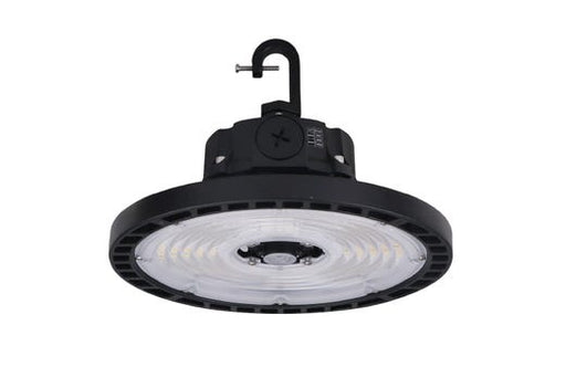 Halco ERHB-1-LS-CS-U Essential Round LED High Bay Wattage/CCT Selectable 60W/80W/100W 4000K/5000K 120-277V 0-10V Dimming Black (37310)