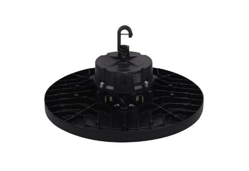 Halco ERHB-3-LS-CS-U Essential Round LED High Bay Wattage/CCT Selectable 120W/150W/200W 4000K/5000K 120-277V 0-10V Dimming Black (37312)