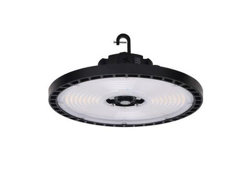 Halco ERHB-4-LS-CS-U Essential Round LED High Bay Wattage/CCT Selectable 180W/210W/240W 4000K/5000K 120-277V 0-10V Dimming Black (37313)