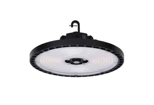Halco ERHB-4-LS-CS-U Essential Round LED High Bay Wattage/CCT Selectable 180W/210W/240W 4000K/5000K 120-277V 0-10V Dimming Black (37313)