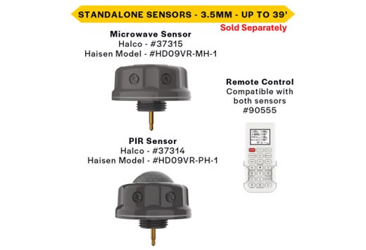 Halco ERHB-1-LS-CS-U Essential Round LED High Bay Wattage/CCT Selectable 60W/80W/100W 4000K/5000K 120-277V 0-10V Dimming Black (37310)