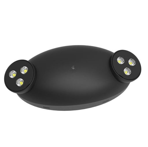 Halco EV-EME-R-BK Evade Emergency Unit Black Thermoplastic 2 Head Round With Backup Battery (96008)