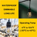 Halco 5S14-CL-FLED4-YEL-E26-D LED Filament S14 Yellow Lamp Medium E26 Base 5W 200Lm 80 CRI 120V Dimmable (82688)