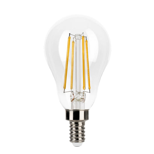 Halco 5A15-CL-FLED4-927-E12-D LED Filament A15 Lamp Candelabra E12 Base 2700K 5W 450Lm Clear 90 CRI 120V Dimmable (82500)