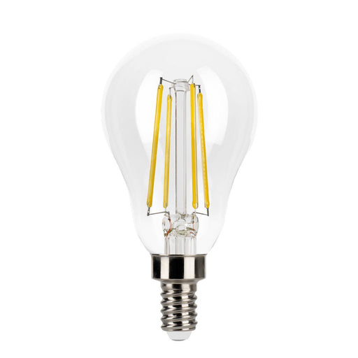 Halco 5A15-CL-FLED4-930-E12-D LED Filament A15 Lamp Candelabra E12 Base 3000K 5W 450Lm Clear 90 CRI 120V Dimmable (82501)