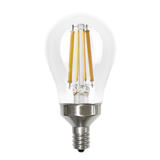 Halco 9A15-CL-FLED4-927-E12-D LED Filament A15 Lamp Candelabra E12 Base 2700K 8.8W 800Lm Clear 90 CRI 120V Dimmable (82506)
