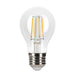 Halco 5A19-CL-FLED4-927-E26-D-T24 LED Filament A19 Lamp Medium E26 Base 2700K 5W 450Lm Clear 90 CRI 120V Dimmable (82524)