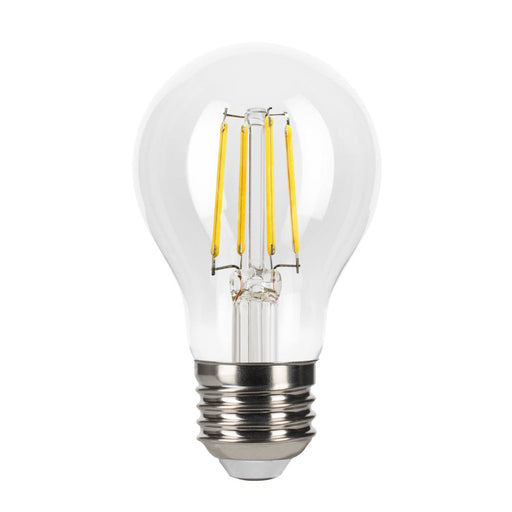 Halco 5A19-CL-FLED4-930-E26-D-T24 LED Filament A19 Lamp Medium E26 Base 3000K 5W 450Lm Clear 90 CRI 120V Dimmable (82525)