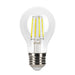 Halco 5A19-CL-FLED4-950-E26-D-T24 LED Filament A19 Lamp Medium E26 Base 5000K 5W 450Lm Clear 90 CRI 120V Dimmable (82526)