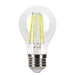 Halco 9A19-CL-FLED4-950-E26-D-T24 LED Filament A19 Lamp Medium E26 Base 5000K 9W 800Lm Clear 90 CRI 120V Dimmable (82532)