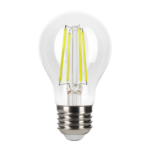 Halco LSA19-CL-FLED4-950-E26-D LED Filament A19 Bulb E26 Base 5000K 3-Step Built In Dimming Wattage/Lumen Selectable 2W/4W/7W 136Lm/450Lm/800Lm Clear (82539)