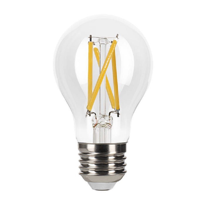 Halco 14A19-CL-FLED4-927-E26-D LED Filament A19 Lamp Medium E26 Base 2700K 14W 1600Lm Clear 90 CRI 120V Dimmable (82543)