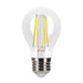 Halco A19-CL-FLED4-930-E26-3WD LED Filament A19 Lamp E26 Base 3000K 3-Way 3.3W/5.5W/8.8W Lumen Selectable 300Lm/500Lm/800Lm 90 CRI 120V Clear Dimmable (82714)