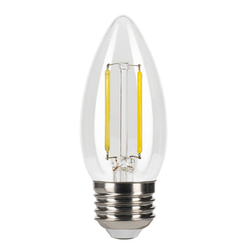 Halco 3B11-CL-FLED4-930-E26-D LED Filament B11 Lamp Medium E26 Base 3000K 3.3W 300Lm Clear 90 CRI 120V Dimmable (82574)