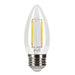 Halco 3B11-CL-FLED4-930-E26-D LED Filament B11 Lamp Medium E26 Base 3000K 3.3W 300Lm Clear 90 CRI 120V Dimmable (82574)
