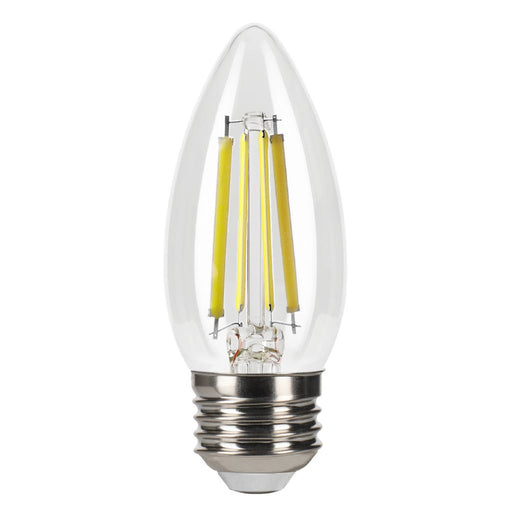 Halco 9B11-CL-FLED4-950-E26-D LED Filament B11 Lamp Medium E26 Base 5000K 8.8W 800Lm Clear 90 CRI 120V Dimmable (82587)
