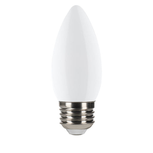 Halco B11-FR-FLED4-927-E26-3WD LED Filament B11 Lamp E26 Base 2700K 3-Way 2.2W/3.3W/5.5W Lumen Selectable 200Lm/300Lm/500Lm 90 CRI 120V Frosted (82722)