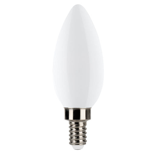 Halco 3B11-FR-FLED4-950-E12-D LED Filament B11 Lamp Candelabra E12 Base 5000K 3.3W 300Lm Frosted 90 CRI 120V Dimmable (82554)