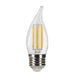 Halco 6CA11-CL-FLED4-927-E26-D-T24 LED Filament CA11 Lamp Medium E26 Base 2700K 5.5W 500Lm Clear 90 CRI 120V Dimmable (82624)