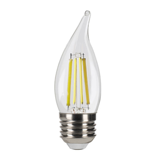 Halco 9CA11-CL-FLED4-950-E26-D LED Filament CA11 Lamp Medium E26 Base 5000K 8.8W 800Lm Clear 90 CRI 120V Dimmable (82632)