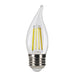 Halco 9CA11-CL-FLED4-950-E26-D LED Filament CA11 Lamp Medium E26 Base 5000K 8.8W 800Lm Clear 90 CRI 120V Dimmable (82632)