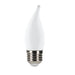 Halco CA11-FR-FLED4-950-E26-3WD LED Filament CA11 Lamp E26 Base 5000K 3-Way 2.2W/3.3W/5.5W Lumen Selectable 200Lm/300Lm/500Lm 90 CRI 120V Frosted (82730)