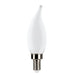 Halco LSCA11-FR-FLED4-927-E12-D LED Filament Flame Tip CA11 Bulb E12 Base 2700K 3-Step Built In Dimming Selectable 1.5W/3W/5W 80Lm/300Lm/800Lm 90 CRI 120V Frosted (82615)