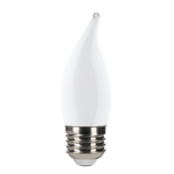 Halco 9CA11-FR-FLED4-930-E26-D LED Filament CA11 Lamp Medium E26 Base 3000K 8.8W 800Lm Frosted 90 CRI 120V Dimmable (82634)