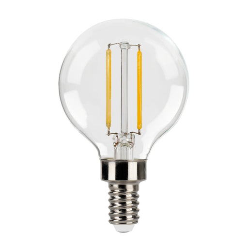 Halco 3G16.5-CL-FLED4-927-E12-D LED Filament G16.5 Lamp Candelabra E12 Base 2700K 2.7W 250Lm Clear 90 CRI 120V Dimmable (82642)