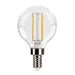 Halco 3G16.5-CL-FLED4-927-E12-D LED Filament G16.5 Lamp Candelabra E12 Base 2700K 2.7W 250Lm Clear 90 CRI 120V Dimmable (82642)