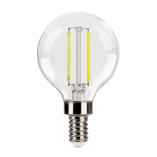 Halco 3G16.5-CL-FLED4-950-E12-D LED Filament G16.5 Lamp Candelabra E12 Base 5000K 2.7W 250Lm Clear 90 CRI 120V Dimmable (82644)
