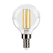 Halco 4G16.5-CL-FLED4-927-E12-D-T24 LED Filament G16.5 Lamp Candelabra E12 Base 2700K 3.8W 350Lm Clear 90 CRI 120V Dimmable (82648)