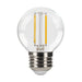 Halco 3G16.5-CL-FLED4-927-E26-D LED Filament G16.5 Lamp Medium E26 Base 2700K 2.7W 250Lm Clear 90 CRI 120V Dimmable (82660)