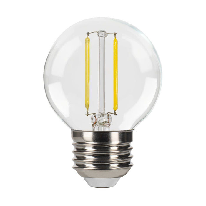Halco 3G16.5-CL-FLED4-930-E26-D LED Filament G16.5 Lamp Medium E26 Base 3000K 2.7W 250Lm Clear 90 CRI 120V Dimmable (82661)