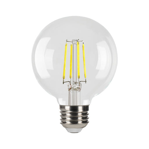 Halco 5G25-CL-FLED4-950-E26-D LED Filament G25 Lamp Medium E26 Base 5000K 5W 500Lm Clear 90 CRI 120V Dimmable (82671)