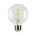 Halco 5G25-CL-FLED4-950-E26-D LED Filament G25 Lamp Medium E26 Base 5000K 5W 500Lm Clear 90 CRI 120V Dimmable (82671)