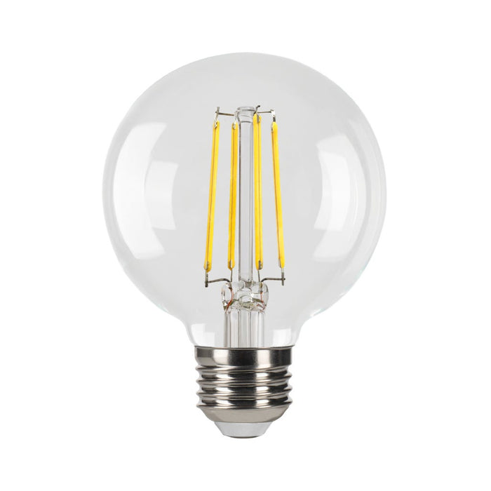 Halco 9G25-CL-FLED4-930-E26-D-T24 LED Filament G25 Lamp Medium E26 Base 3000K 9W 800Lm Clear 90 CRI 120V Dimmable (82676)