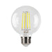 Halco 9G25-CL-FLED4-950-E26-D-T24 LED Filament G25 Lamp Medium E26 Base 5000K 9W 800Lm Clear 90 CRI 120V Dimmable (82677)