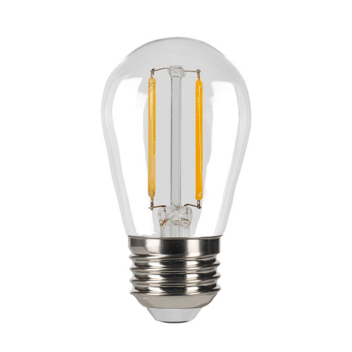 Halco 2S14-CL-FLED4-927-E26-D LED Filament S14 Lamp Medium E26 Base 2700K 2.2W 200Lm Clear 90 CRI 120V Dimmable (82681)