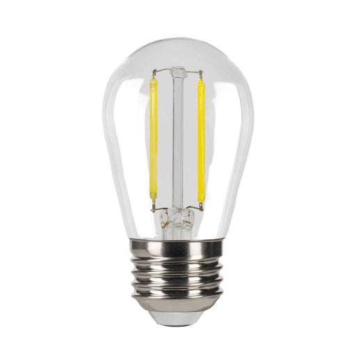 Halco 2S14-CL-FLED4-950-E26-D LED Filament S14 Lamp Medium E26 Base 5000K 2.2W 200Lm Clear 90 CRI 120V Dimmable (82683)