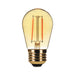 Halco 2S14-AMB-FLED4-922-E26-D LED Filament S14 Lamp Medium E26 Base 2200K 2.2W 200Lm Amber 90 CRI 120V Dimmable (82684)