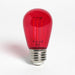 Halco 5S14-CL-FLED4-RED-E26-D LED Filament S14 Red Lamp Medium E26 Base 5W 200Lm 80 CRI 120V Dimmable (82685)