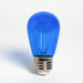 Halco 5S14-CL-FLED4-BLU-E26-D LED Filament S14 Blue Lamp Medium E26 Base 5W 200Lm 80 CRI 120V Dimmable (82687)